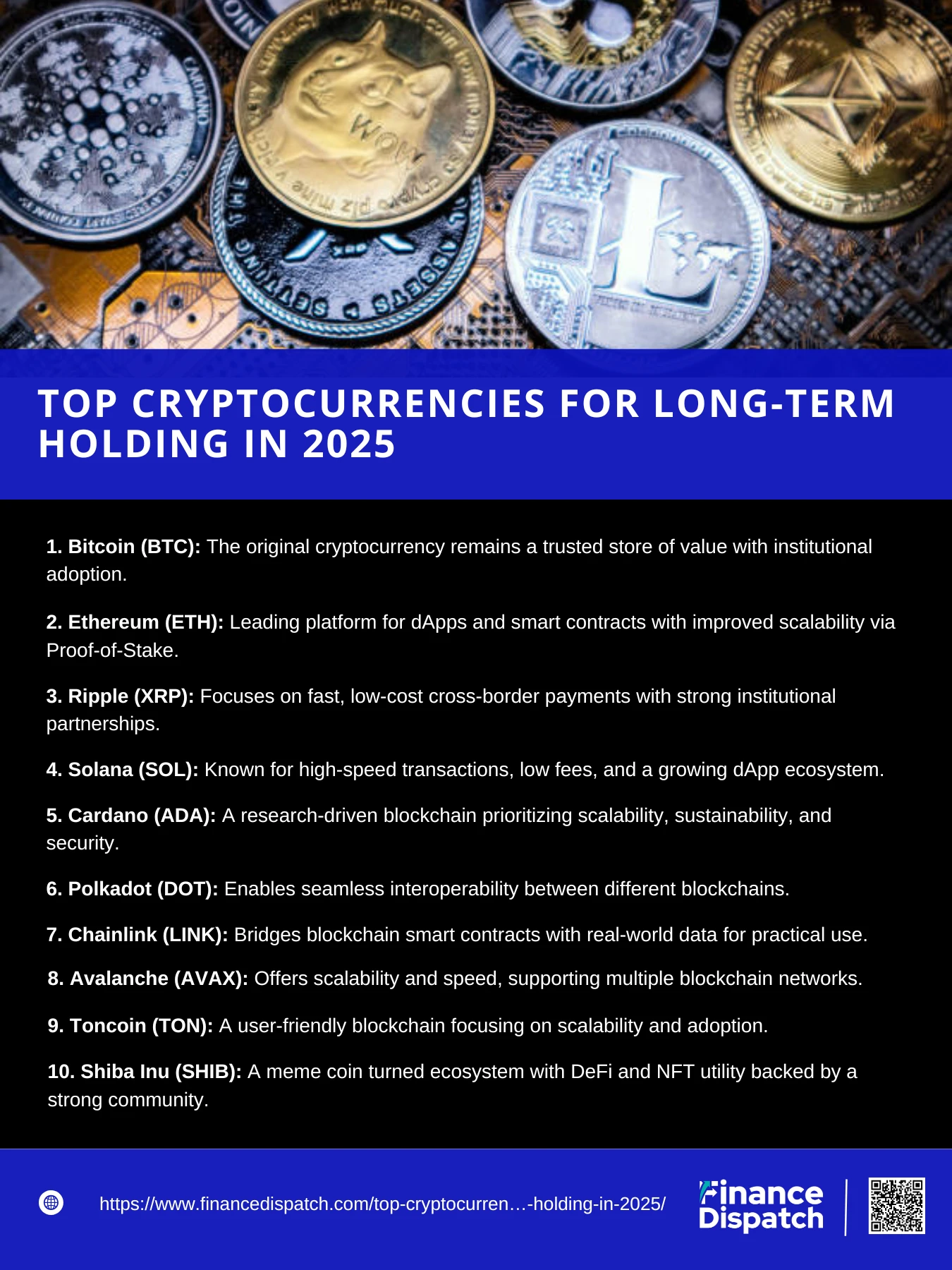 Top Cryptocurrencies For Long Term Holding In 2025 Finance Dispatch